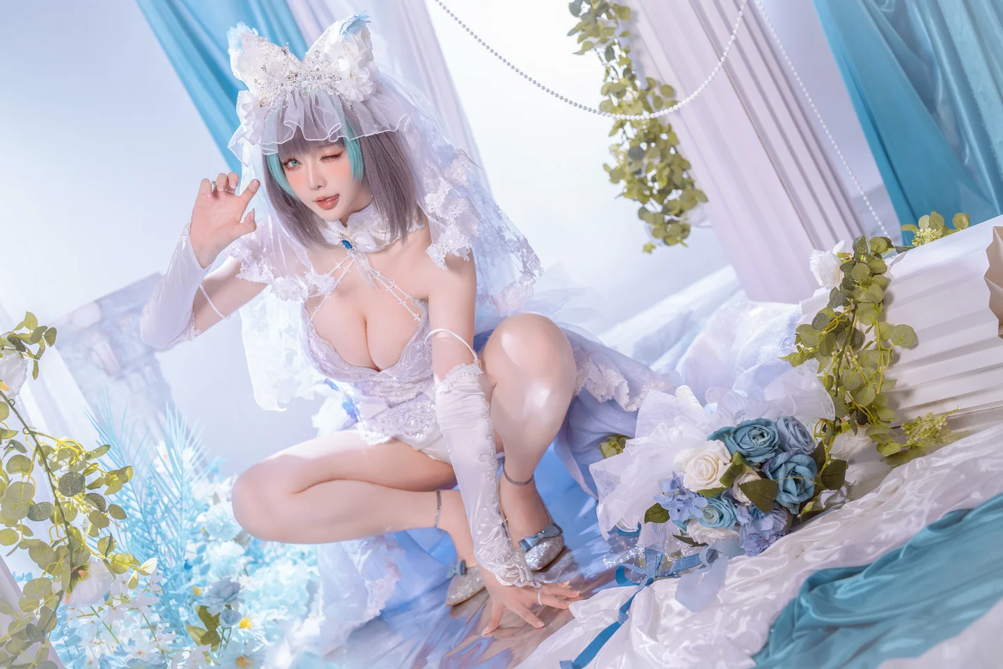 Hoshi no Chichi - Azur Lane · Cheshire (44 photos) - Xing Zhi Chi Chi (星之迟迟) - Photo 21 of 44