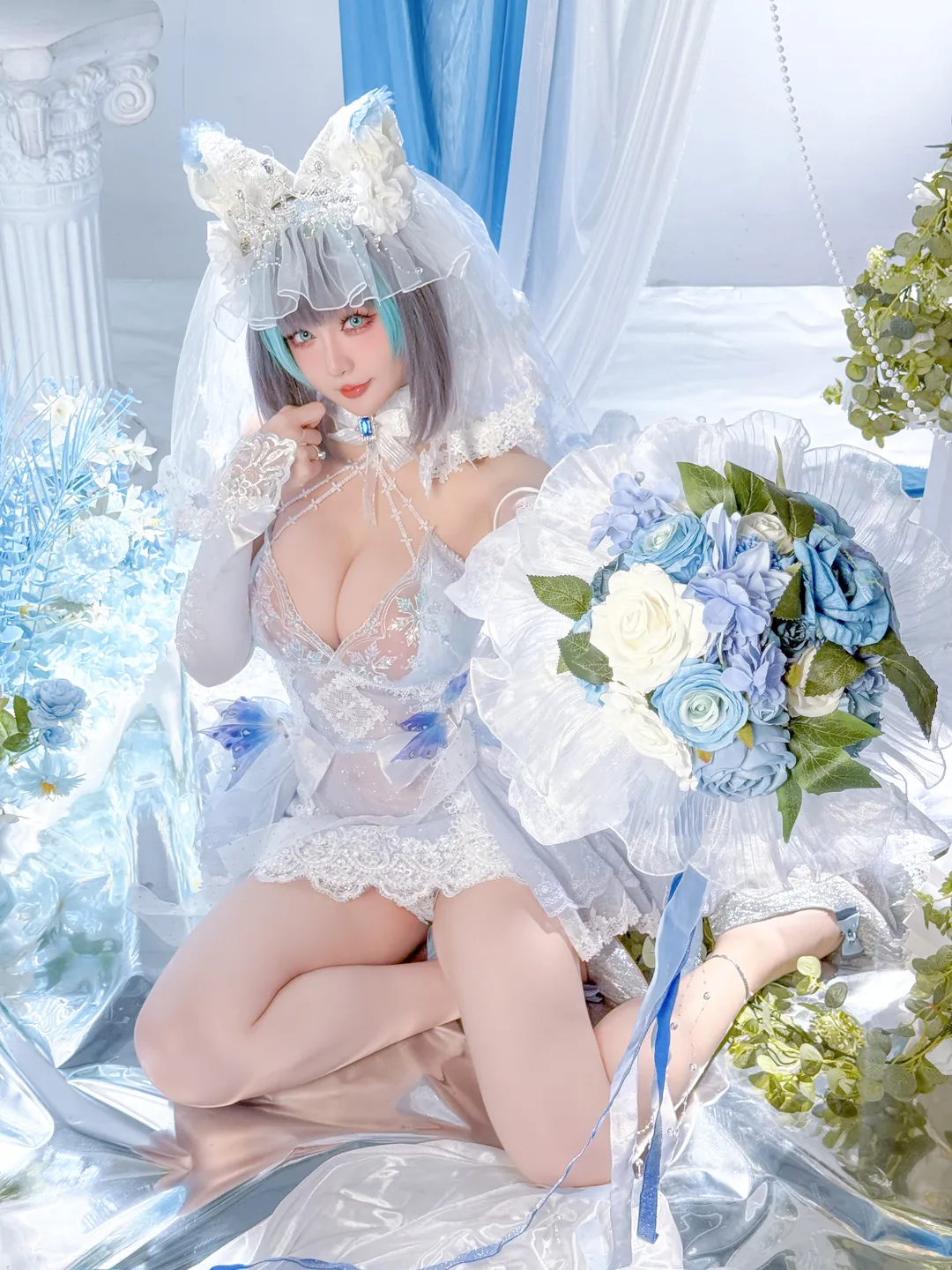 Hoshi no Chichi - Azur Lane · Cheshire (44 photos) - Xing Zhi Chi Chi (星之迟迟) - Photo 35 of 44