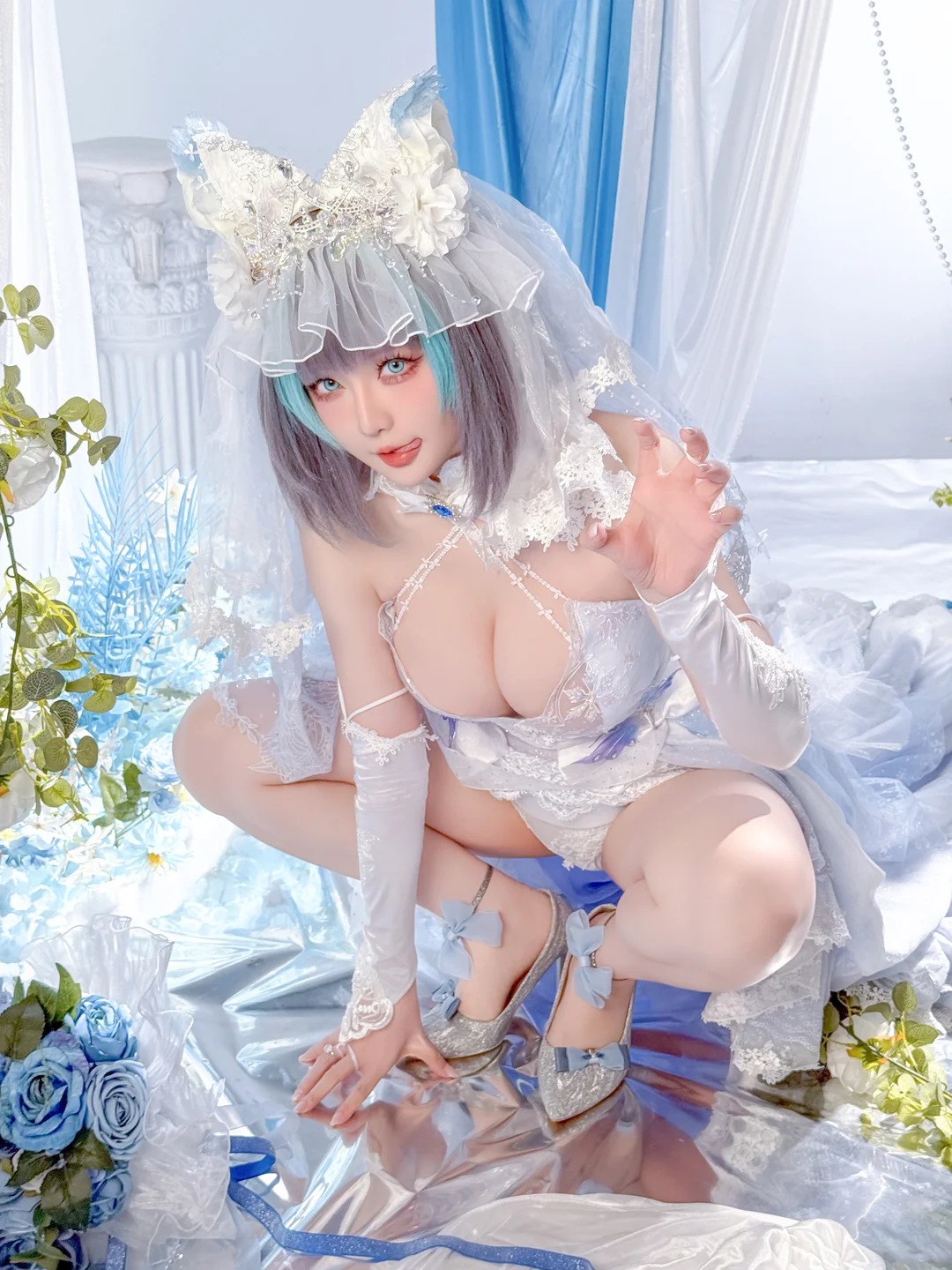Hoshi no Chichi - Azur Lane · Cheshire (44 photos) - Xing Zhi Chi Chi (星之迟迟) - Photo 36 of 44