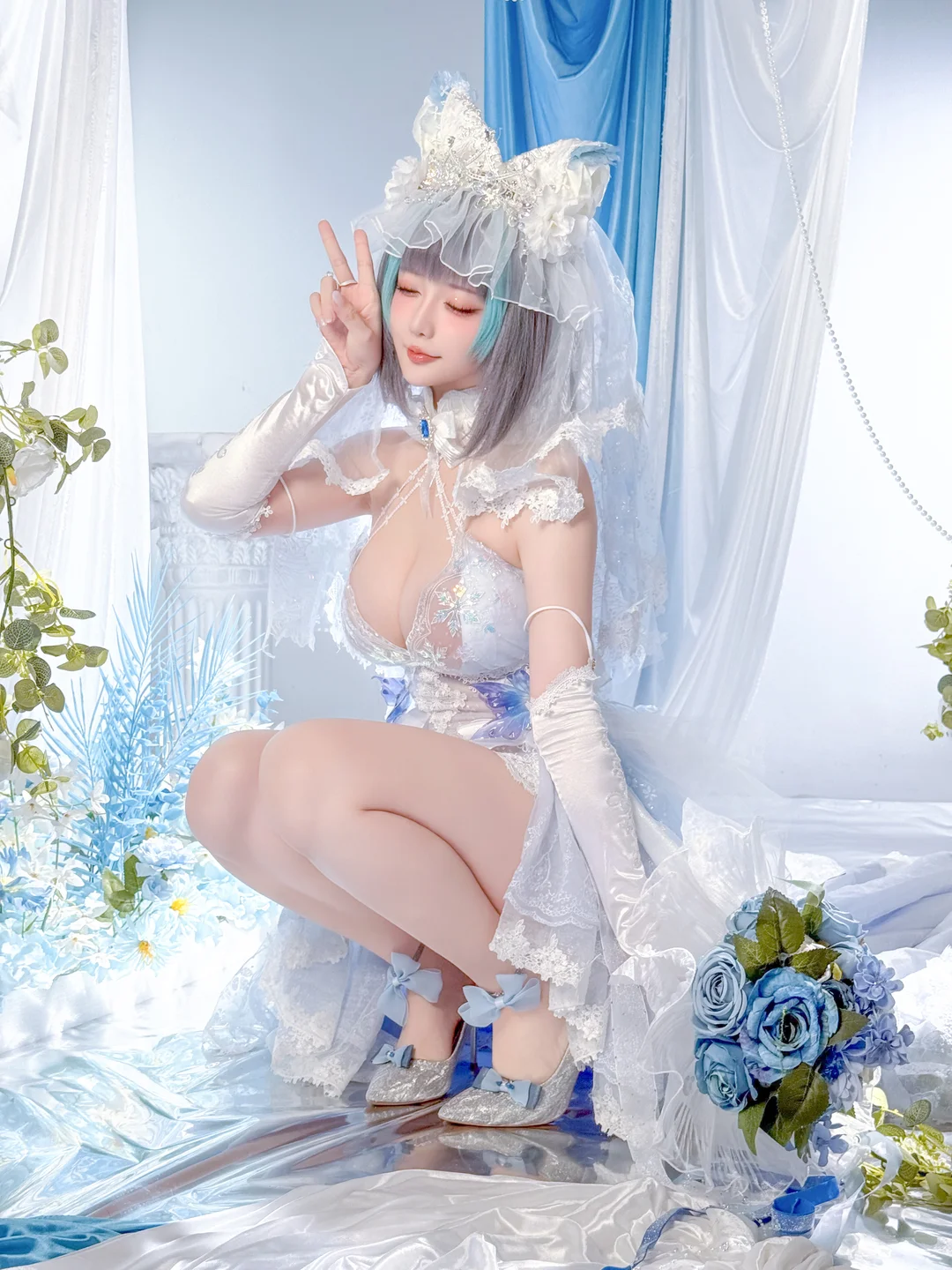 Hoshi no Chichi - Azur Lane · Cheshire (44 photos) - Xing Zhi Chi Chi (星之迟迟) - Photo 39 of 44