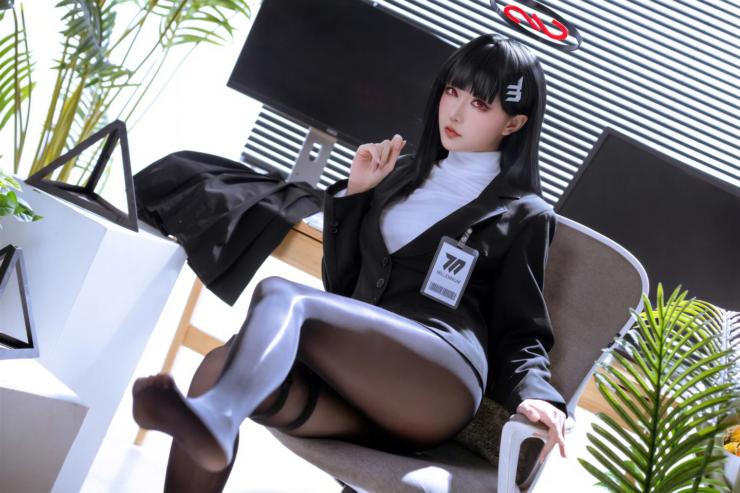 Coser@Xing Zhi Chi Chi July 2026 Plan A Blue Archive Shioduki Rio Original Skin Doujin (99 photos) - Xing Zhi Chi Chi (星之迟迟) - Photo 14 of 98