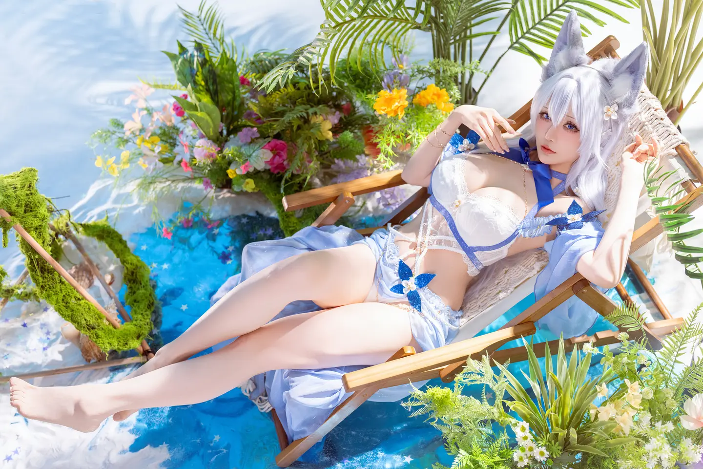 Star's Late Arrival January 2026 Plan C - Azur Lane Shiranui Swimsuit (52 photos) - Xing Zhi Chi Chi (星之迟迟) - Photo 25 of 52