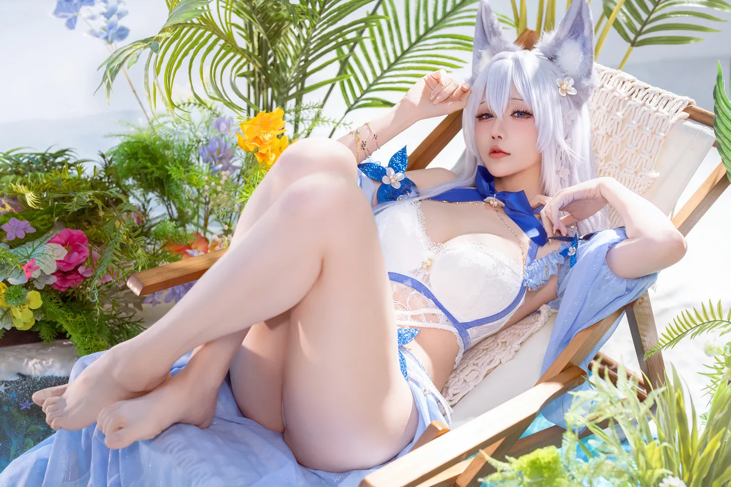 Star's Late Arrival January 2026 Plan C - Azur Lane Shiranui Swimsuit (52 photos) - Xing Zhi Chi Chi (星之迟迟) - Photo 29 of 52