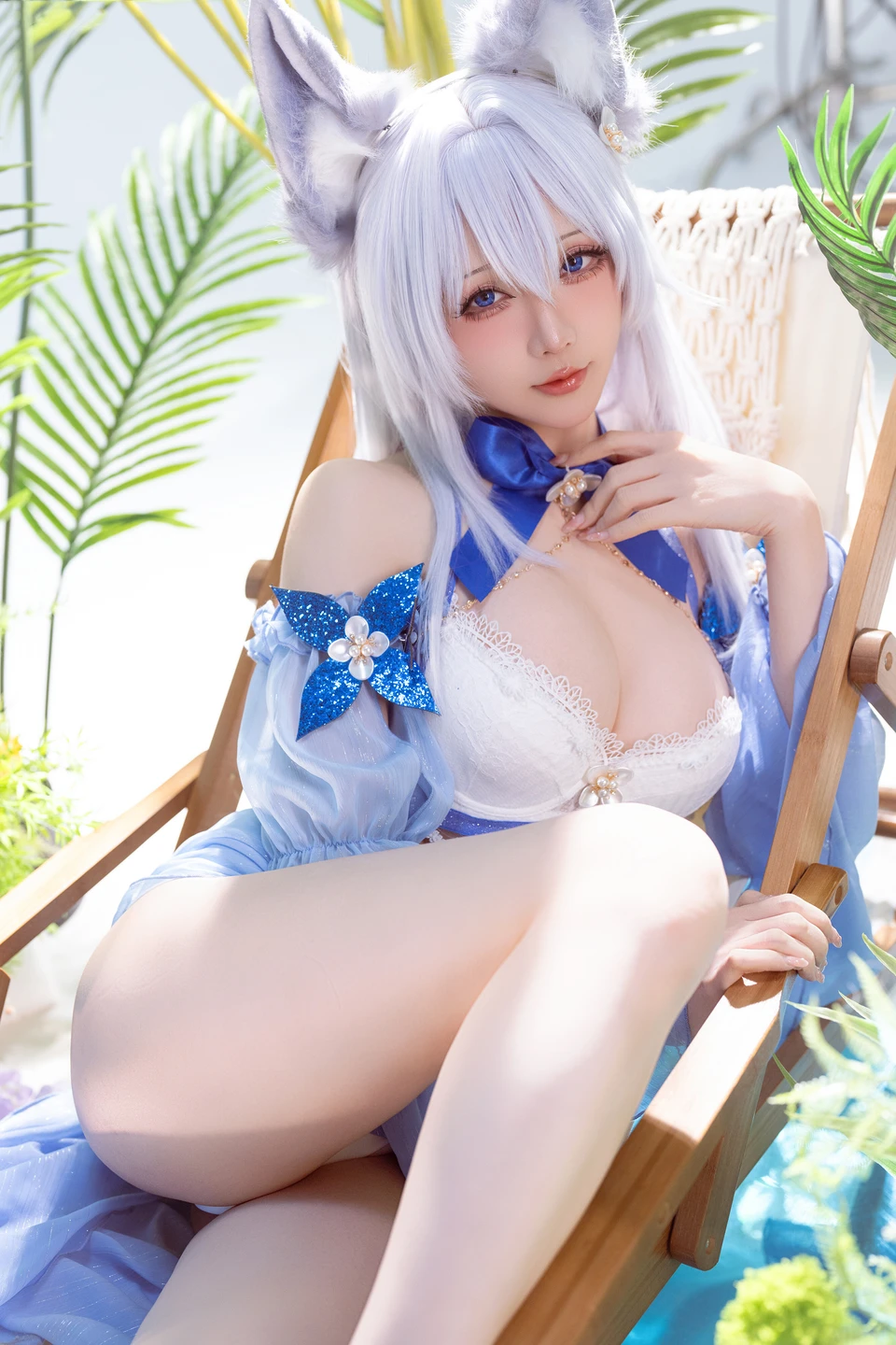 Star's Late Arrival January 2026 Plan C - Azur Lane Shiranui Swimsuit (52 photos) - Xing Zhi Chi Chi (星之迟迟) - Photo 31 of 52