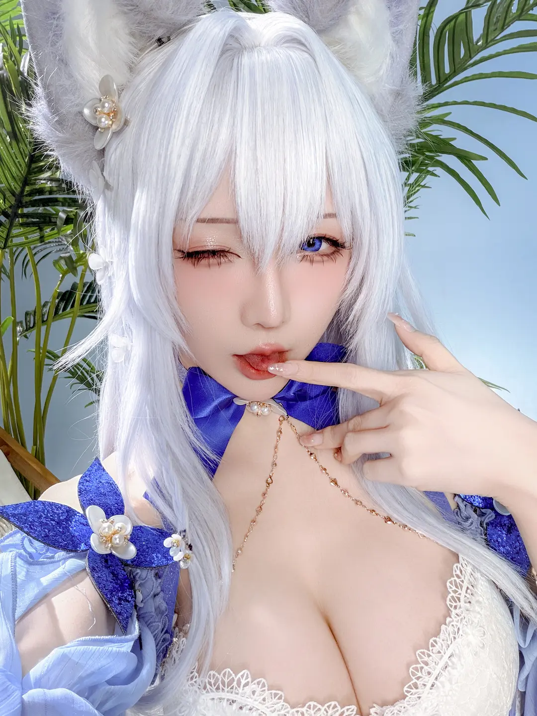 Star's Late Arrival January 2026 Plan C - Azur Lane Shiranui Swimsuit (52 photos) - Xing Zhi Chi Chi (星之迟迟) - Photo 45 of 52