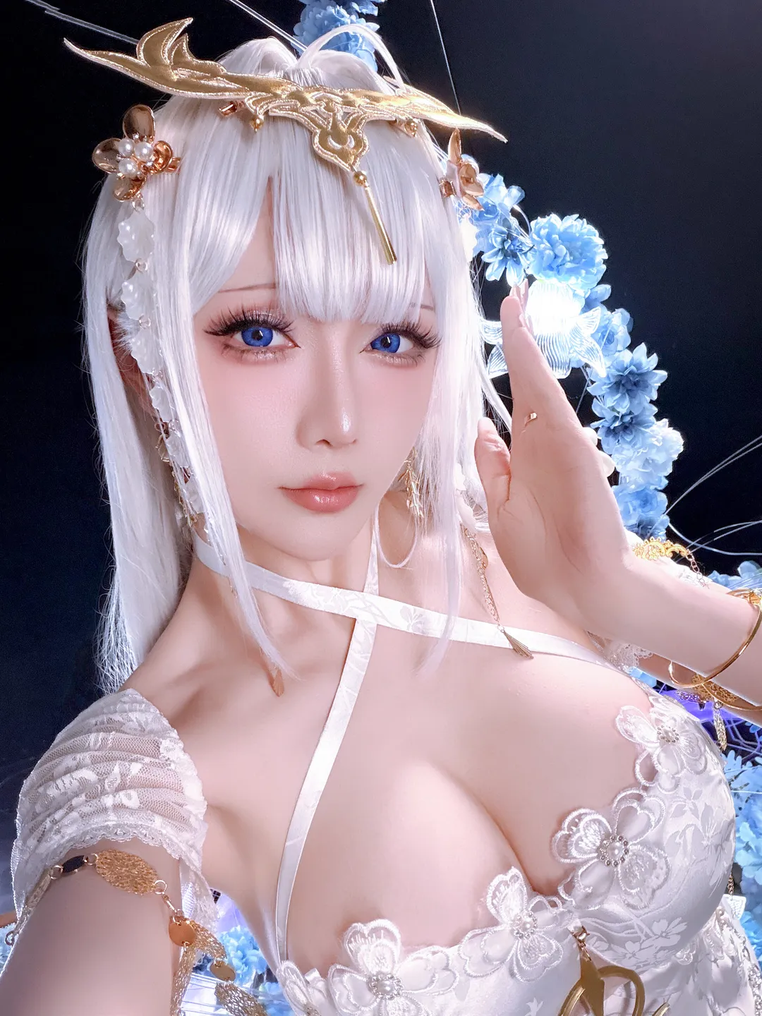 Star's Late Plan E January 2026 Azur Lane Enterprise White Cheongsam (50 photos) - Xing Zhi Chi Chi (星之迟迟) - Photo 50 of 50