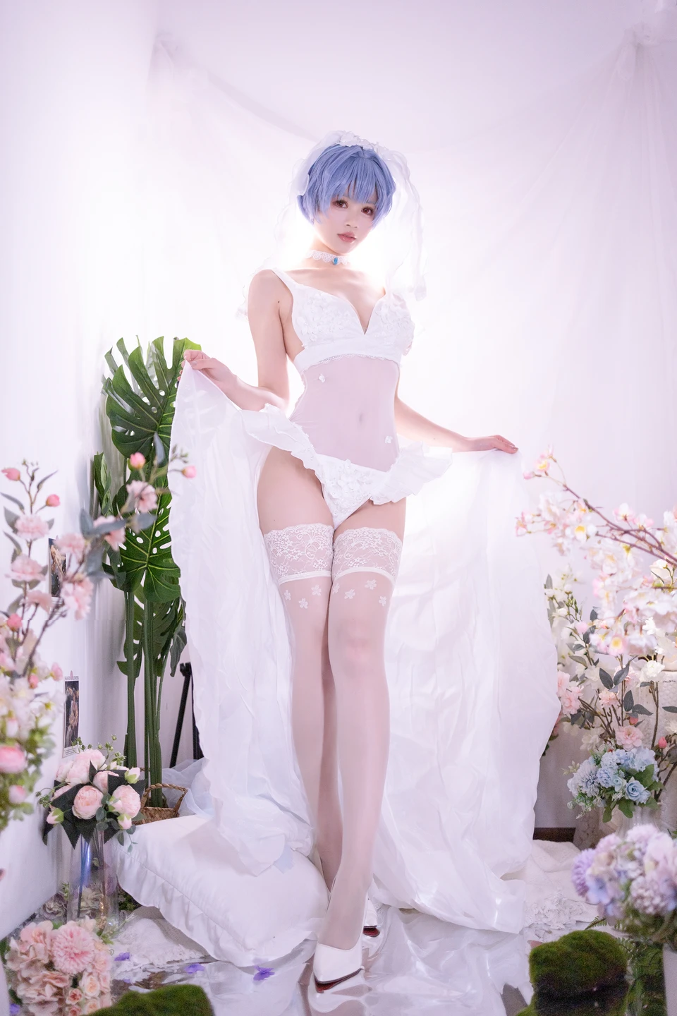 Xing Dai LuLu - No.014 Rei Ayanami Bridal (52 photos) - Xing Dai Lu Lu (星黛鹿鹿) - Photo 1 of 52