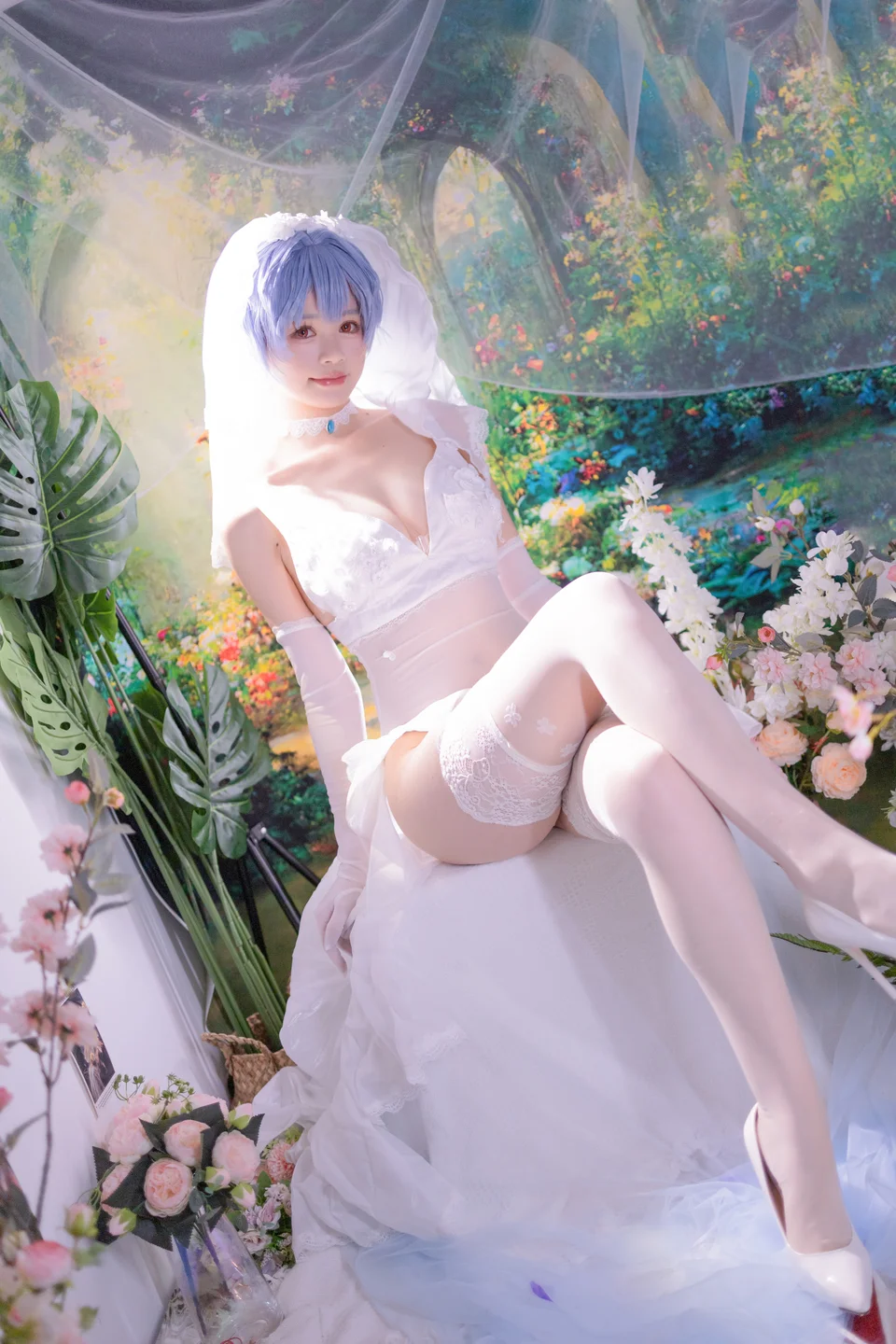 Xing Dai LuLu - No.014 Rei Ayanami Bridal (52 photos) - Xing Dai Lu Lu (星黛鹿鹿) - Photo 10 of 52