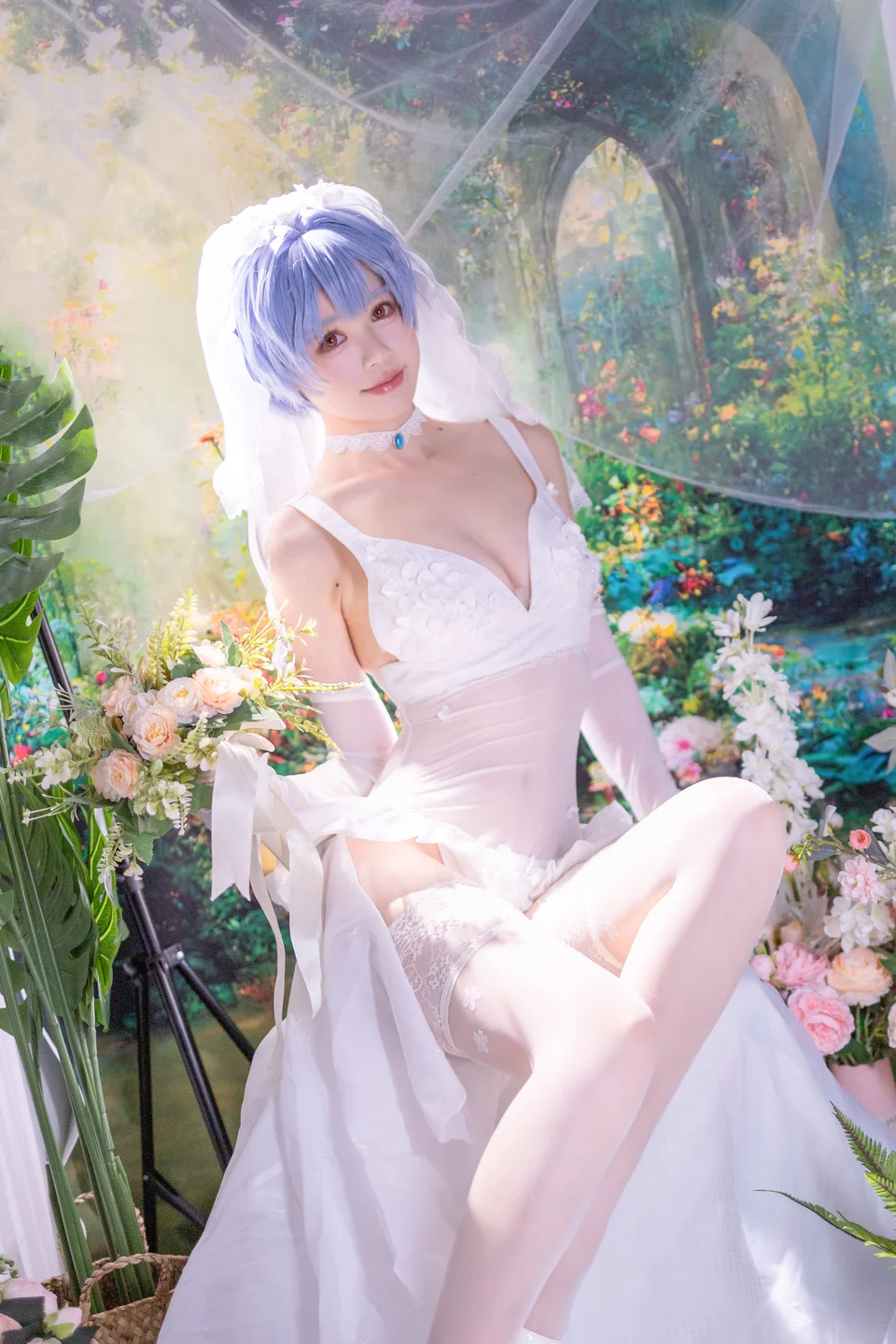 Xing Dai LuLu - No.014 Rei Ayanami Bridal (52 photos) - Xing Dai Lu Lu (星黛鹿鹿) - Photo 11 of 52