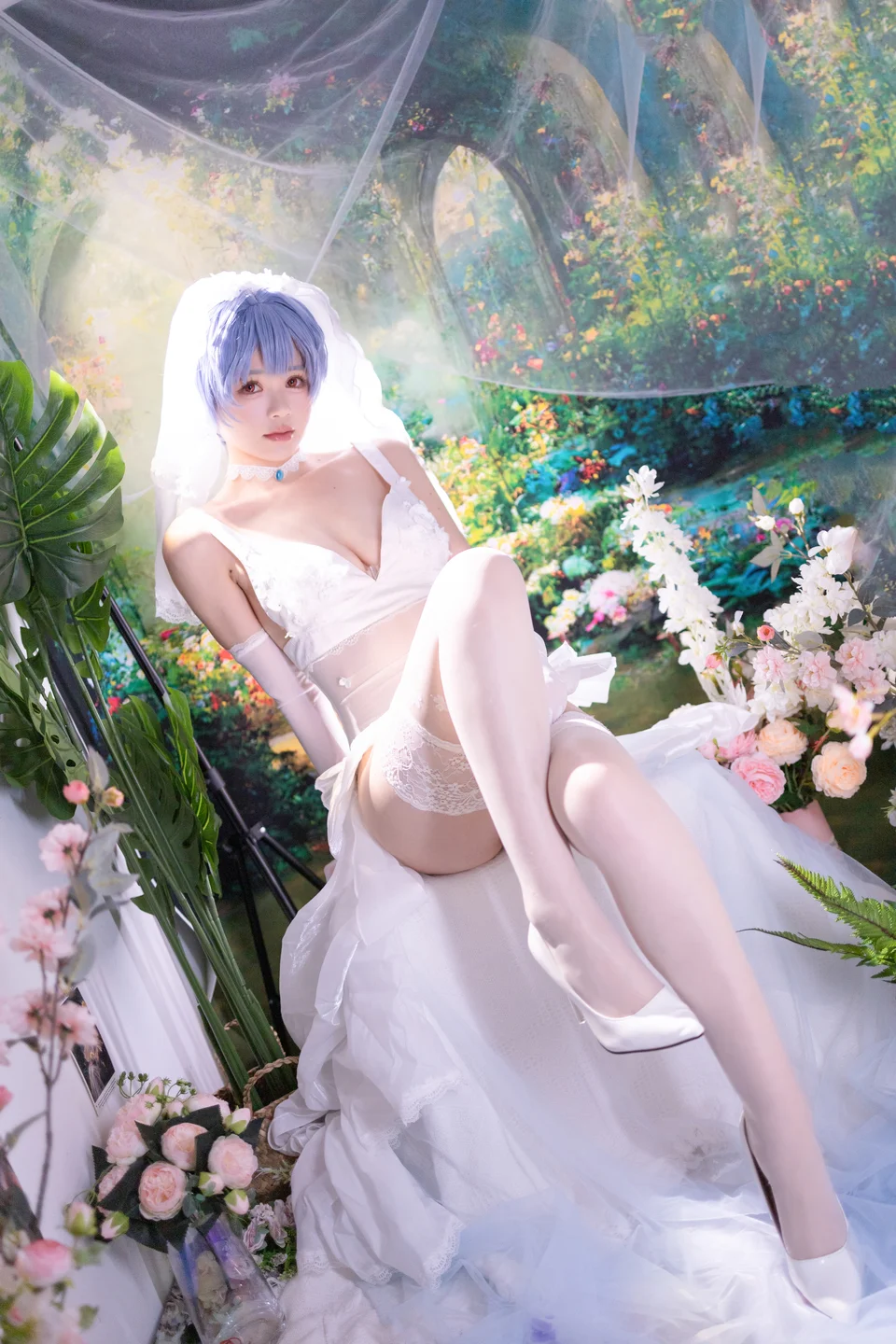 Xing Dai LuLu - No.014 Rei Ayanami Bridal (52 photos) - Xing Dai Lu Lu (星黛鹿鹿) - Photo 12 of 52