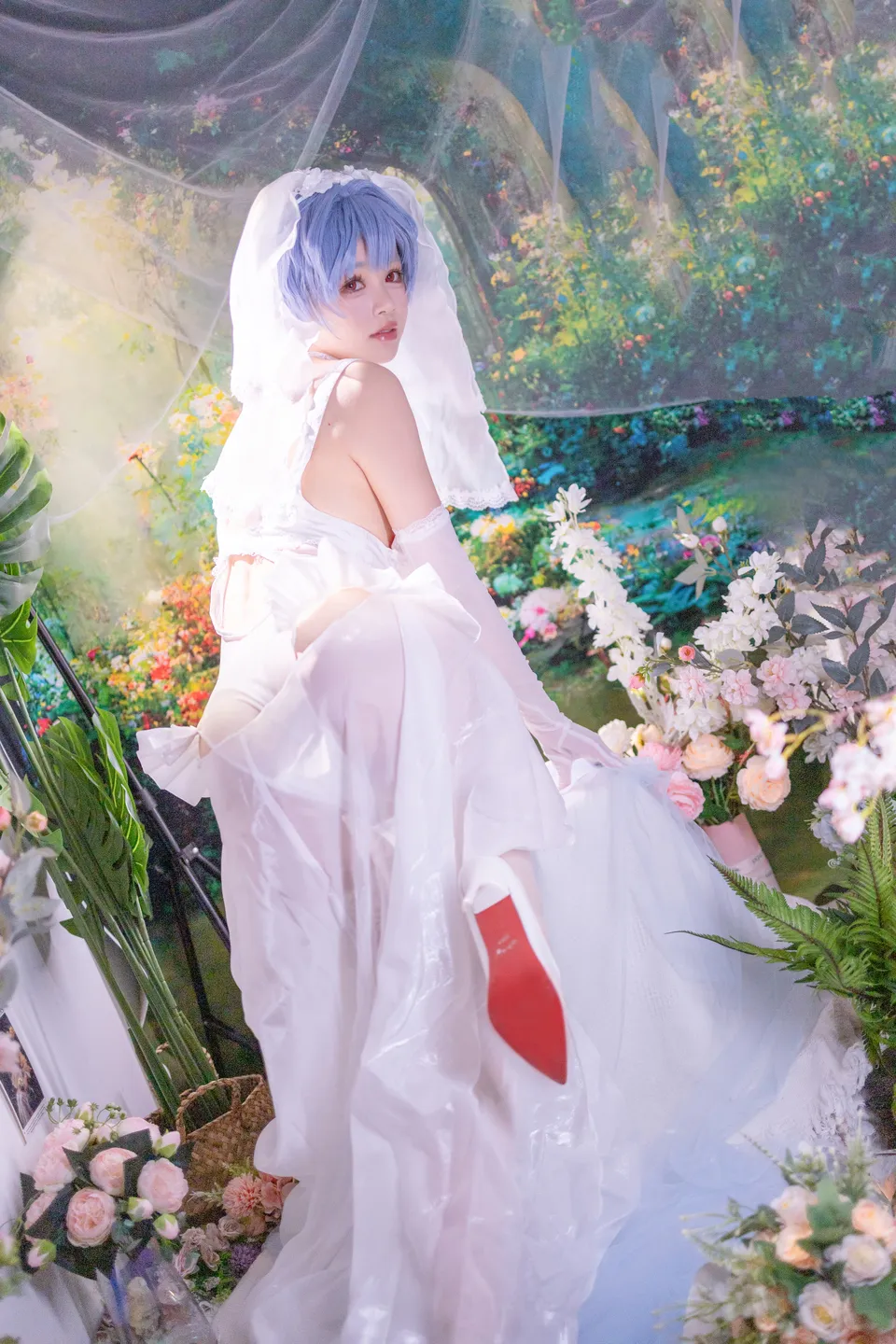 Xing Dai LuLu - No.014 Rei Ayanami Bridal (52 photos) - Xing Dai Lu Lu (星黛鹿鹿) - Photo 13 of 52