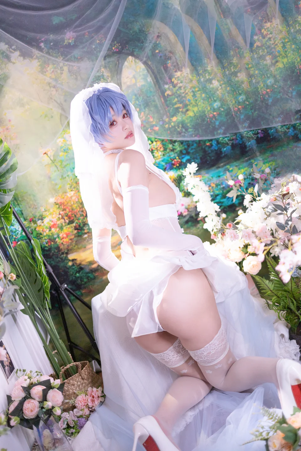 Xing Dai LuLu - No.014 Rei Ayanami Bridal (52 photos) - Xing Dai Lu Lu (星黛鹿鹿) - Photo 14 of 52