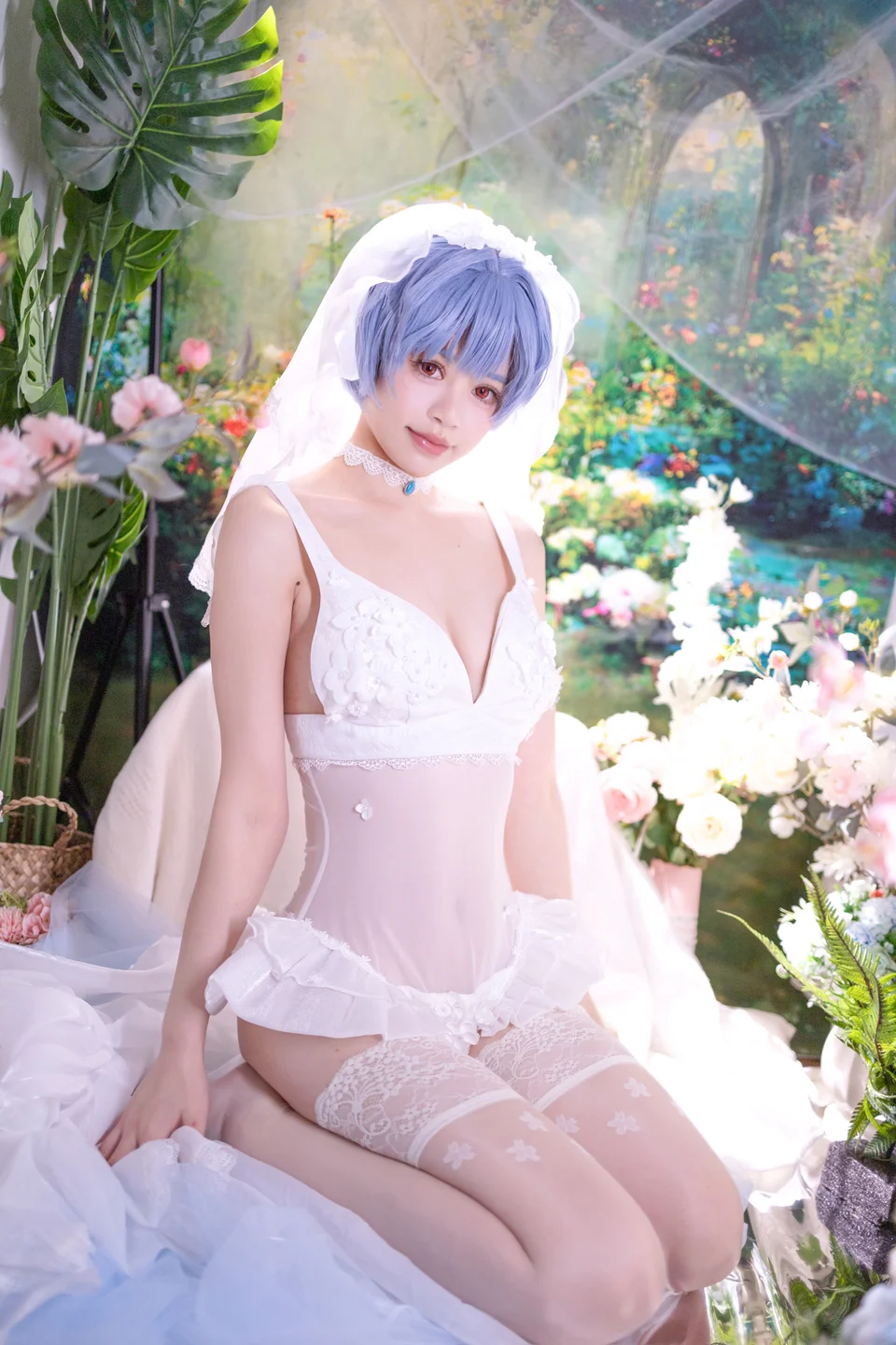 Xing Dai LuLu - No.014 Rei Ayanami Bridal (52 photos) - Xing Dai Lu Lu (星黛鹿鹿) - Photo 18 of 52
