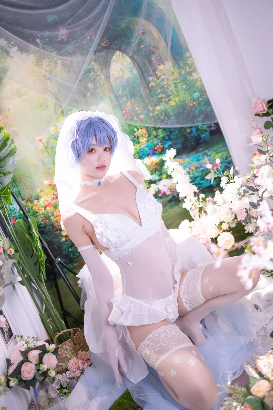 Xing Dai LuLu - No.014 Rei Ayanami Bridal (52 photos) - Xing Dai Lu Lu (星黛鹿鹿) - Photo 19 of 52