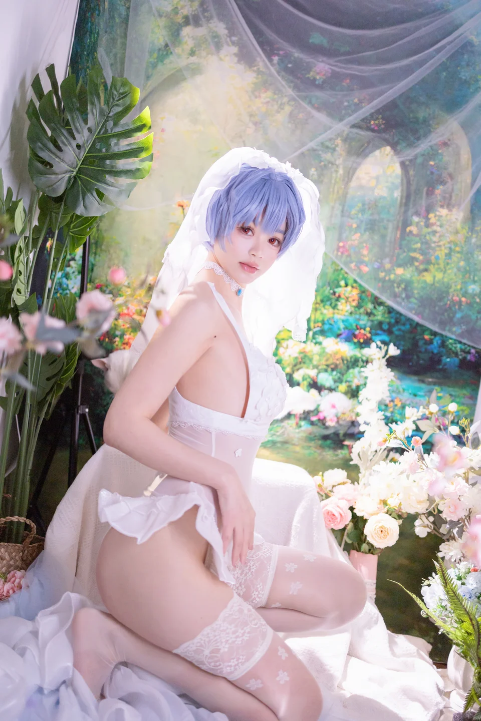 Xing Dai LuLu - No.014 Rei Ayanami Bridal (52 photos) - Xing Dai Lu Lu (星黛鹿鹿) - Photo 20 of 52