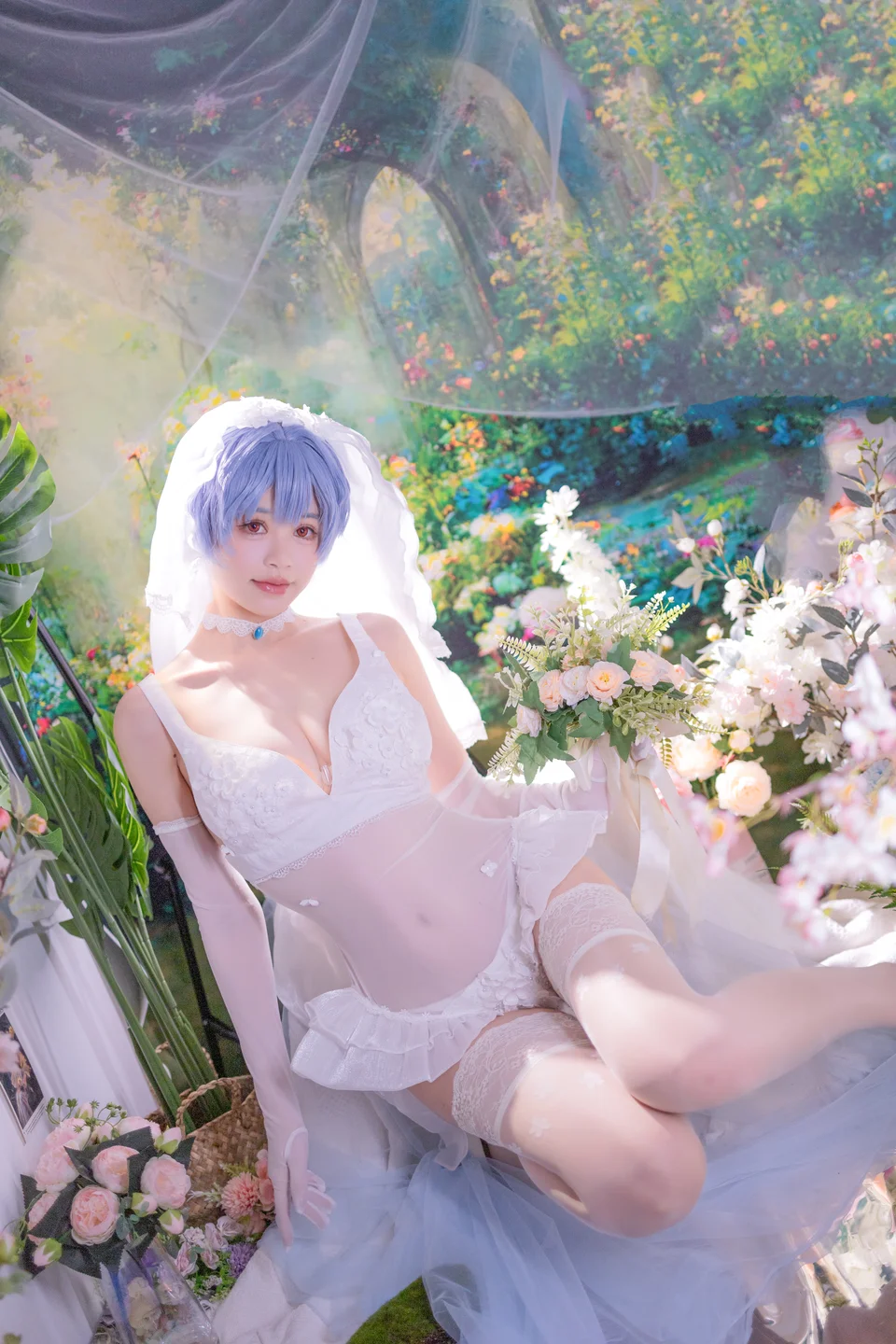 Xing Dai LuLu - No.014 Rei Ayanami Bridal (52 photos) - Xing Dai Lu Lu (星黛鹿鹿) - Photo 21 of 52