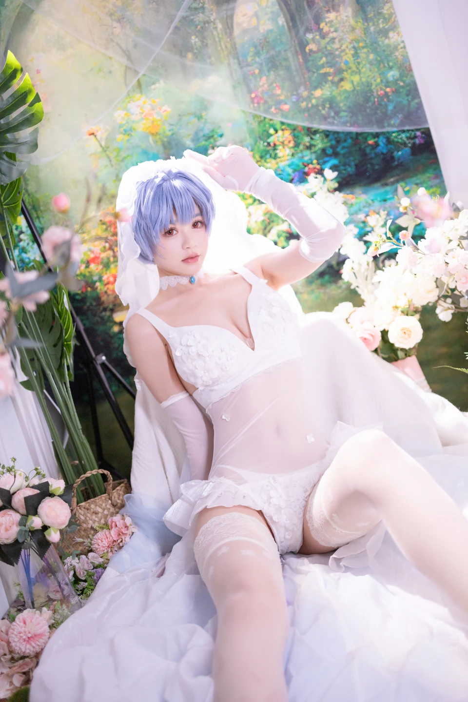 Xing Dai LuLu - No.014 Rei Ayanami Bridal (52 photos) - Xing Dai Lu Lu (星黛鹿鹿) - Photo 22 of 52