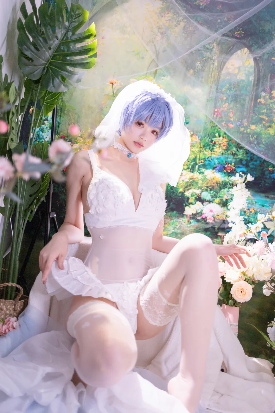 Xing Dai LuLu - No.014 Rei Ayanami Bridal (52 photos) - Xing Dai Lu Lu (星黛鹿鹿) - Photo 24 of 52