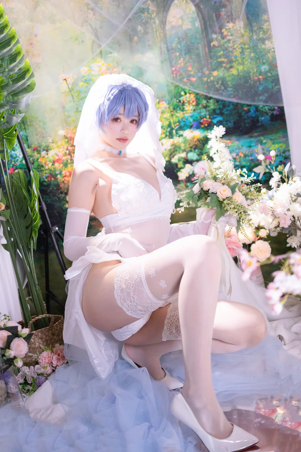 Xing Dai LuLu - No.014 Rei Ayanami Bridal (52 photos) - Xing Dai Lu Lu (星黛鹿鹿) - Photo 25 of 52
