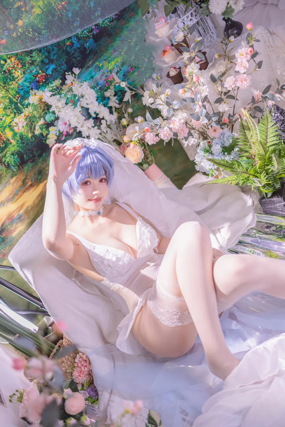 Xing Dai LuLu - No.014 Rei Ayanami Bridal (52 photos) - Xing Dai Lu Lu (星黛鹿鹿) - Photo 27 of 52