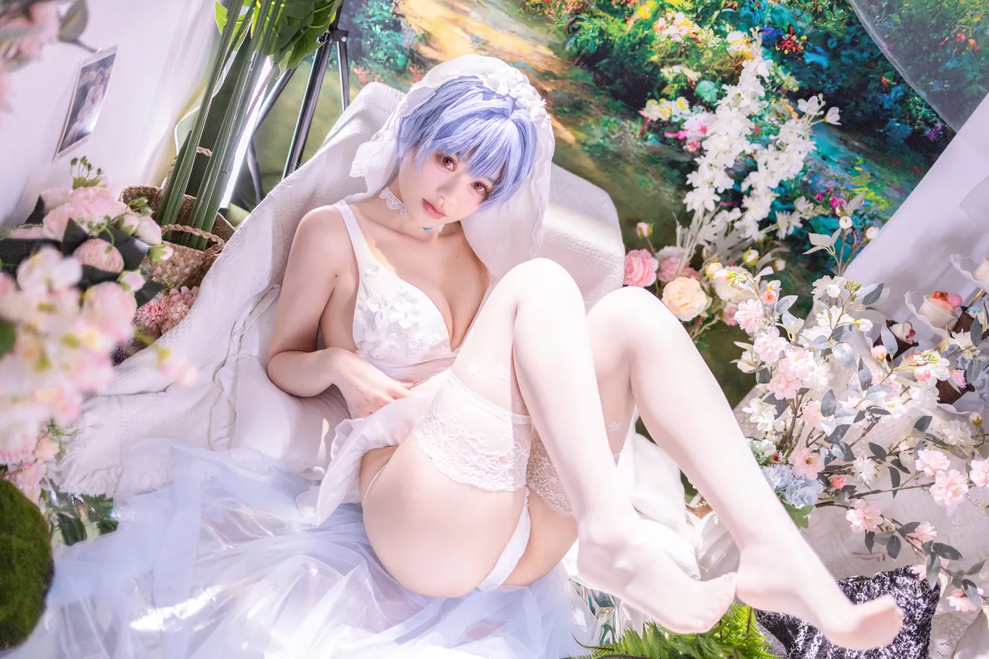 Xing Dai LuLu - No.014 Rei Ayanami Bridal (52 photos) - Xing Dai Lu Lu (星黛鹿鹿) - Photo 30 of 52