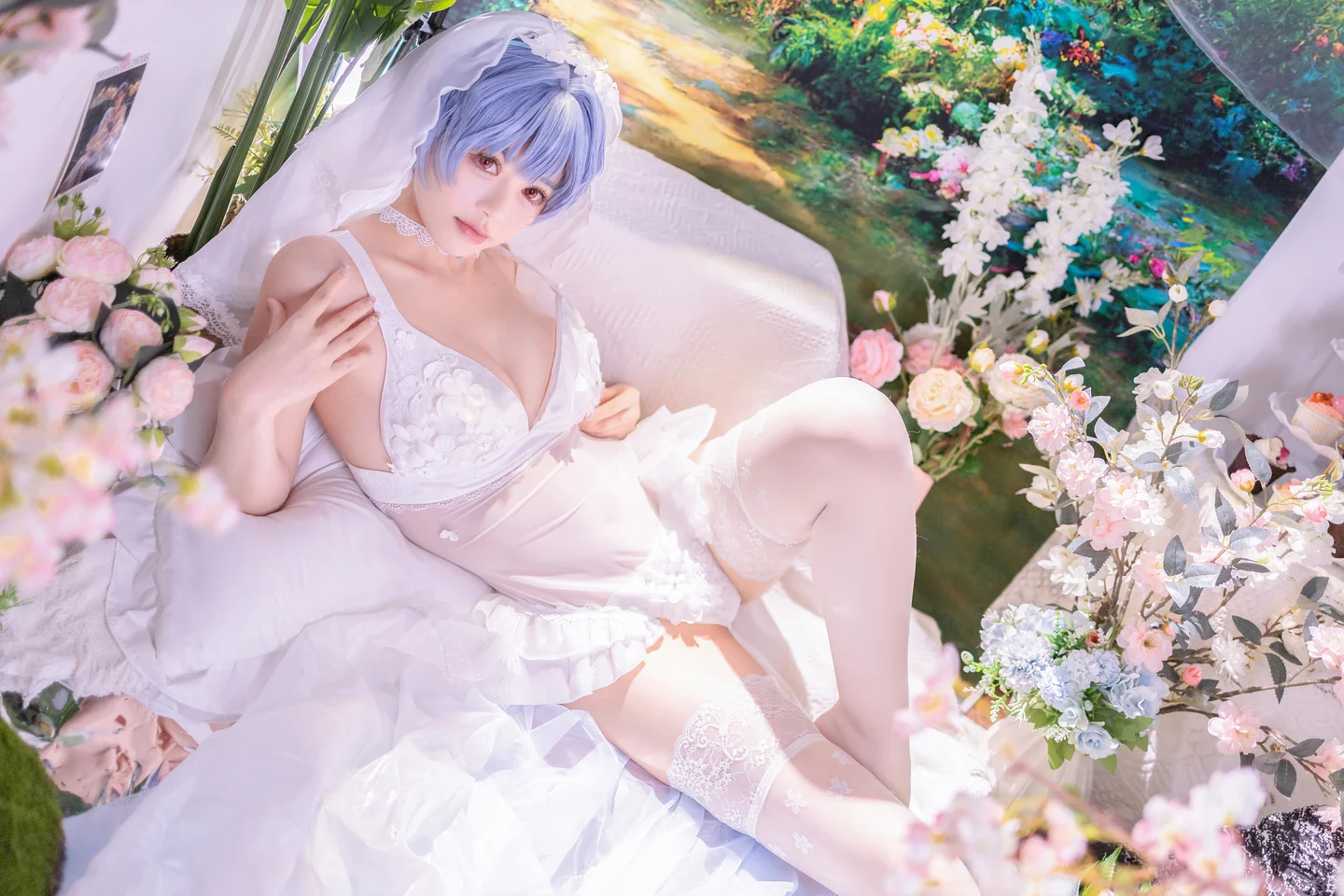 Xing Dai LuLu - No.014 Rei Ayanami Bridal (52 photos) - Xing Dai Lu Lu (星黛鹿鹿) - Photo 33 of 52