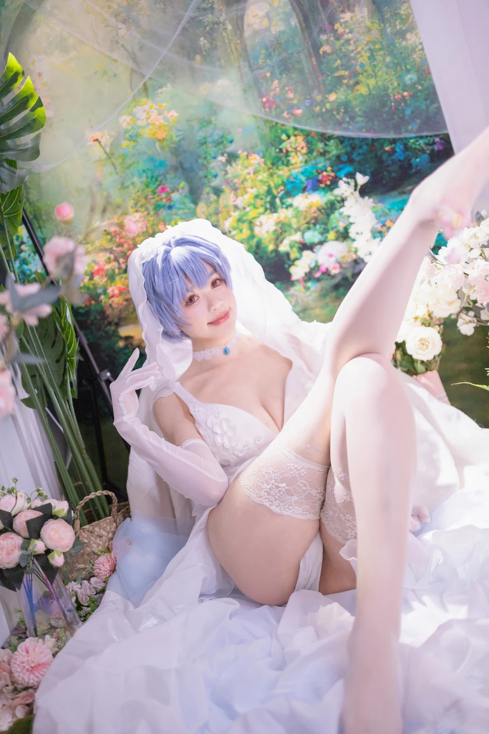 Xing Dai LuLu - No.014 Rei Ayanami Bridal (52 photos) - Xing Dai Lu Lu (星黛鹿鹿) - Photo 42 of 52