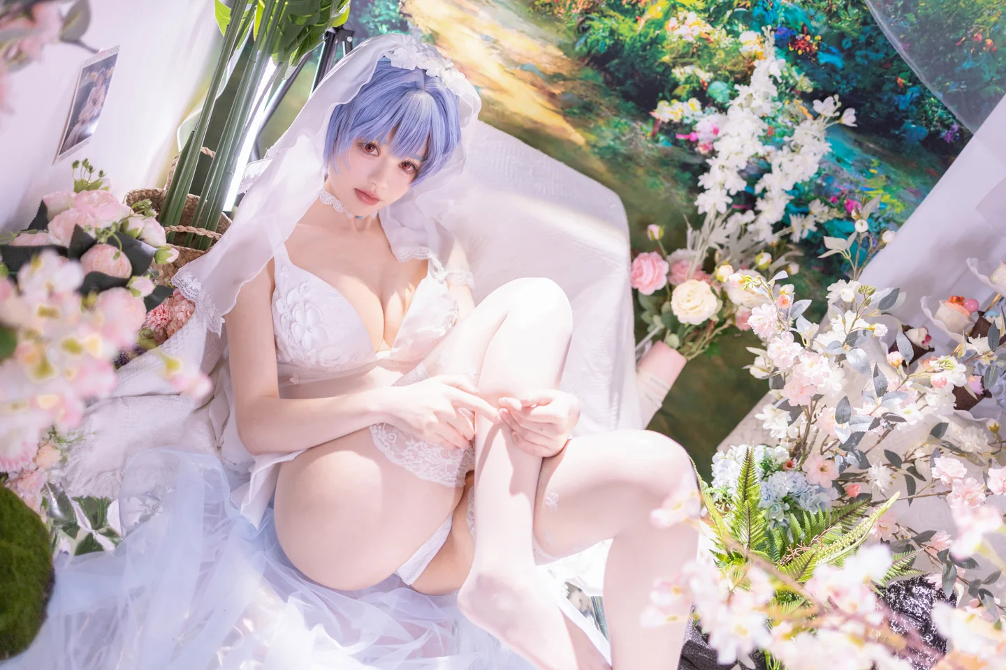 Xing Dai LuLu - No.014 Rei Ayanami Bridal (52 photos) - Xing Dai Lu Lu (星黛鹿鹿) - Photo 43 of 52