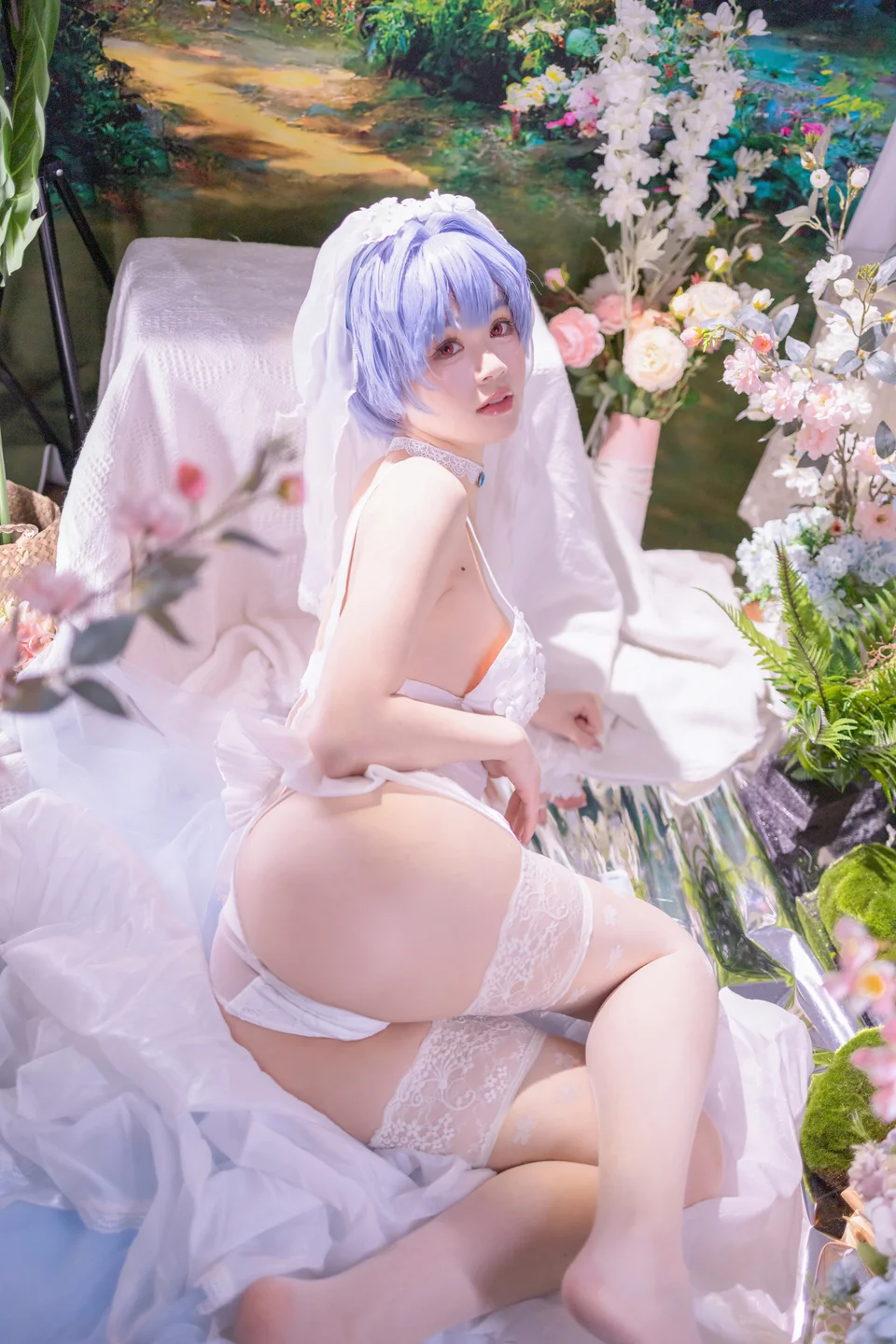 Xing Dai LuLu - No.014 Rei Ayanami Bridal (52 photos) - Xing Dai Lu Lu (星黛鹿鹿) - Photo 44 of 52