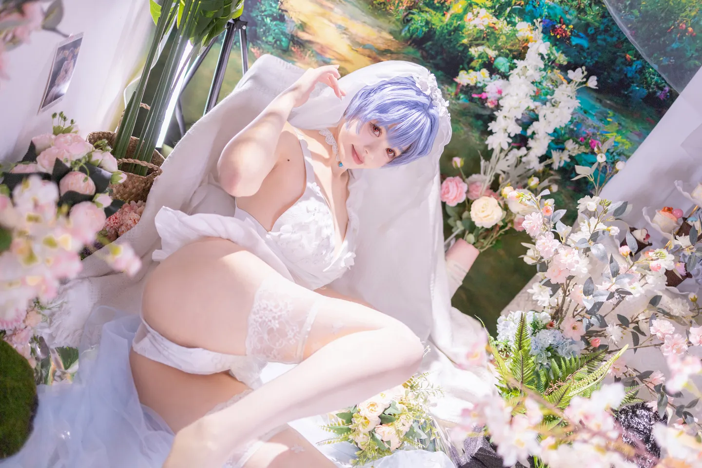 Xing Dai LuLu - No.014 Rei Ayanami Bridal (52 photos) - Xing Dai Lu Lu (星黛鹿鹿) - Photo 45 of 52