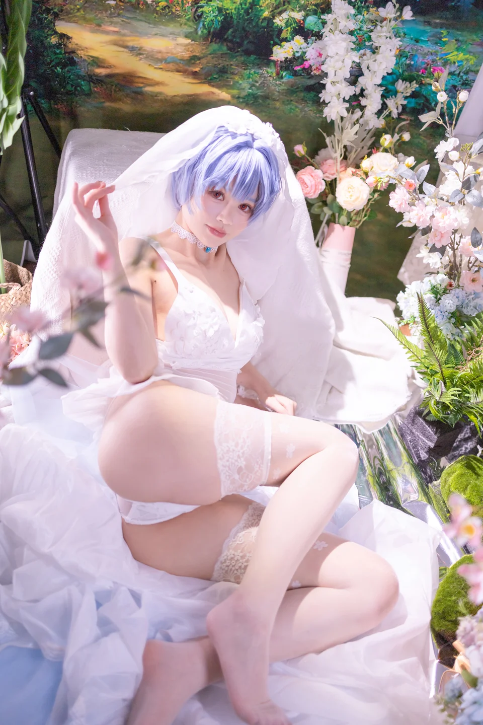 Xing Dai LuLu - No.014 Rei Ayanami Bridal (52 photos) - Xing Dai Lu Lu (星黛鹿鹿) - Photo 46 of 52