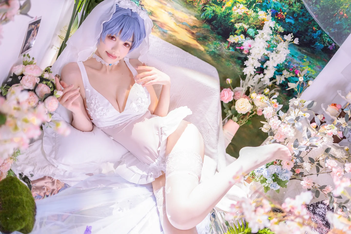 Xing Dai LuLu - No.014 Rei Ayanami Bridal (52 photos) - Xing Dai Lu Lu (星黛鹿鹿) - Photo 47 of 52