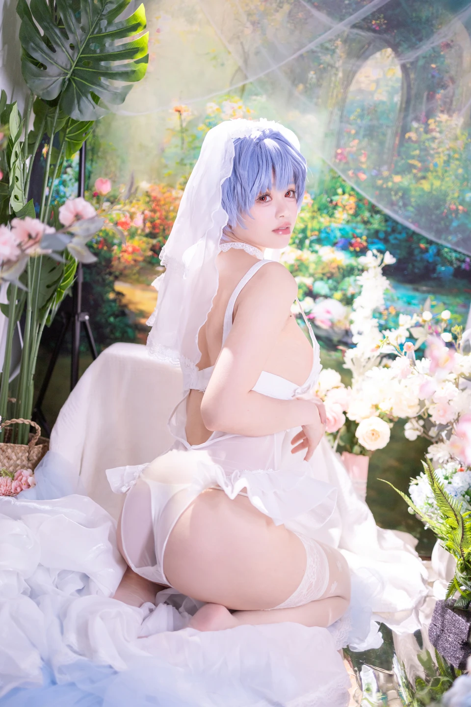 Xing Dai LuLu - No.014 Rei Ayanami Bridal (52 photos) - Xing Dai Lu Lu (星黛鹿鹿) - Photo 48 of 52