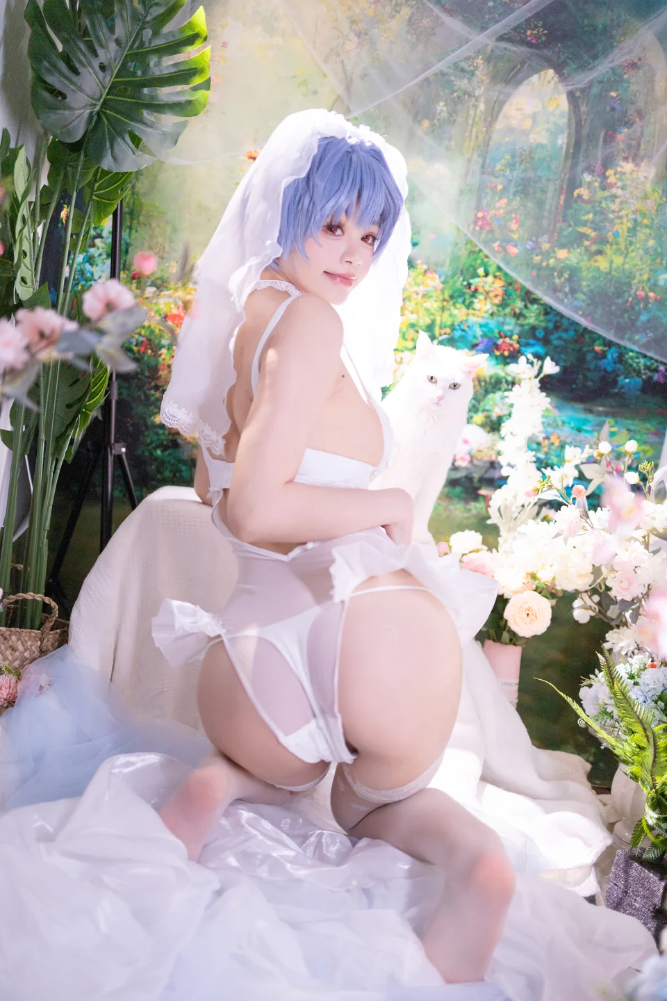 Xing Dai LuLu - No.014 Rei Ayanami Bridal (52 photos) - Xing Dai Lu Lu (星黛鹿鹿) - Photo 49 of 52