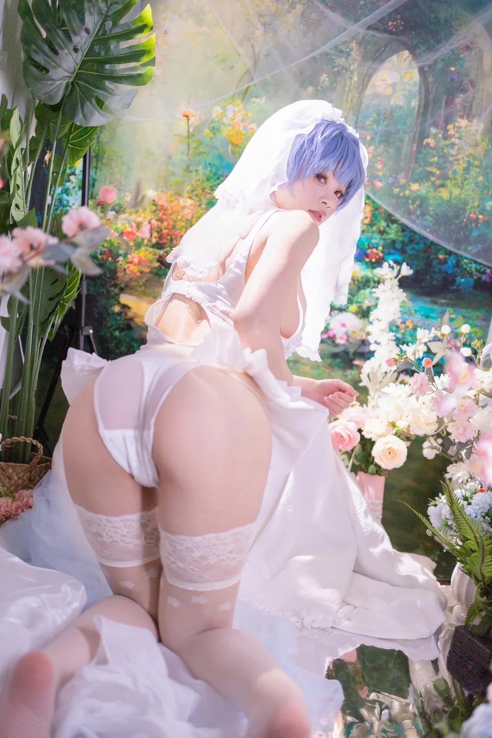 Xing Dai LuLu - No.014 Rei Ayanami Bridal (52 photos) - Xing Dai Lu Lu (星黛鹿鹿) - Photo 51 of 52