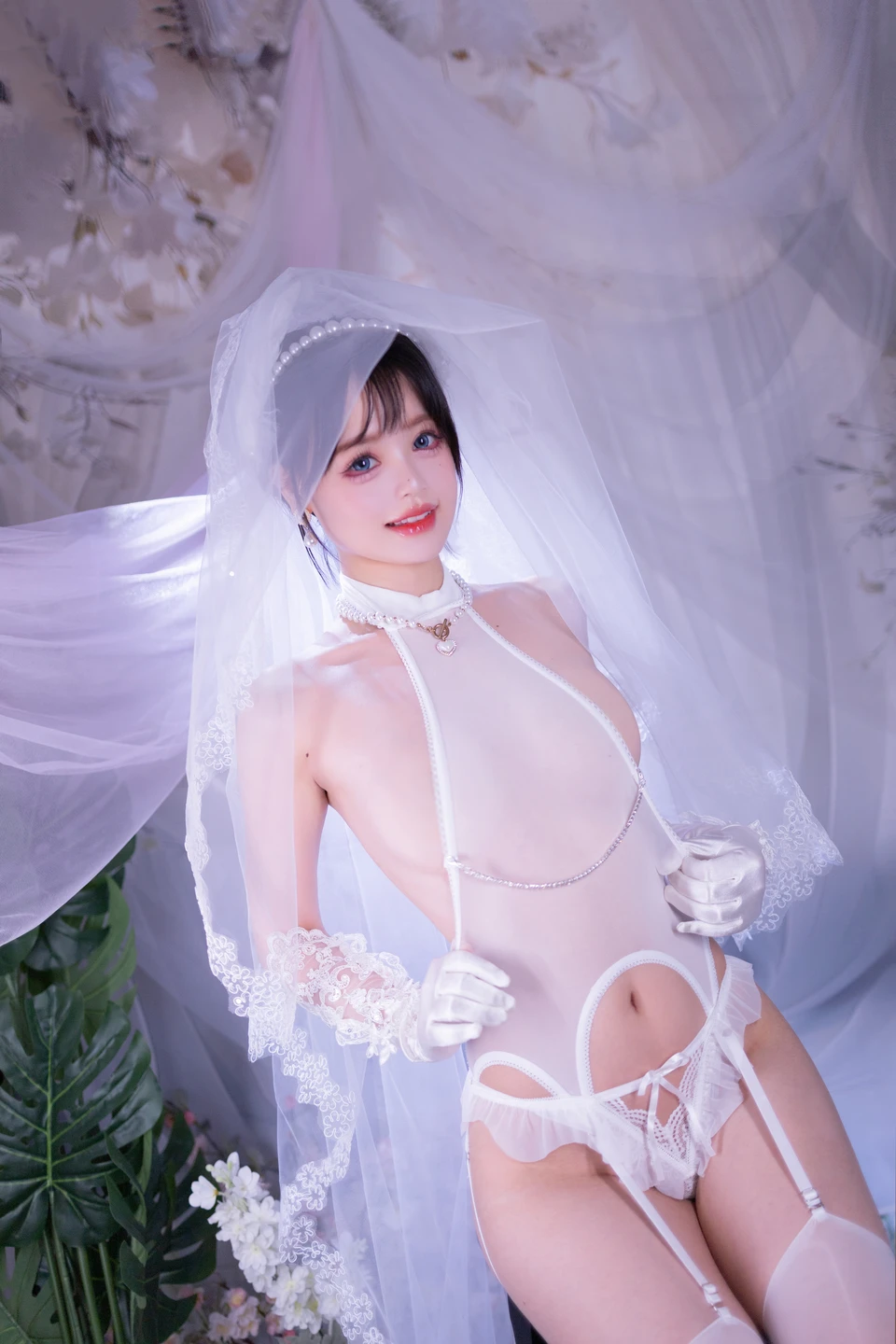 Xing Dai LuLu - No.015 White Stockings Bride (53 photos) - Xing Dai Lu Lu (星黛鹿鹿) - Photo 10 of 53
