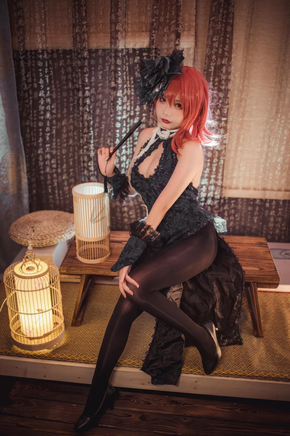 Is It a Teddy Bear? No.040 Azur Lane · Black Prince Cheongsam (19 photos) - Shi Yi Zhi Xiong Zi Ma (是一只熊仔吗) - Photo 7 of 19