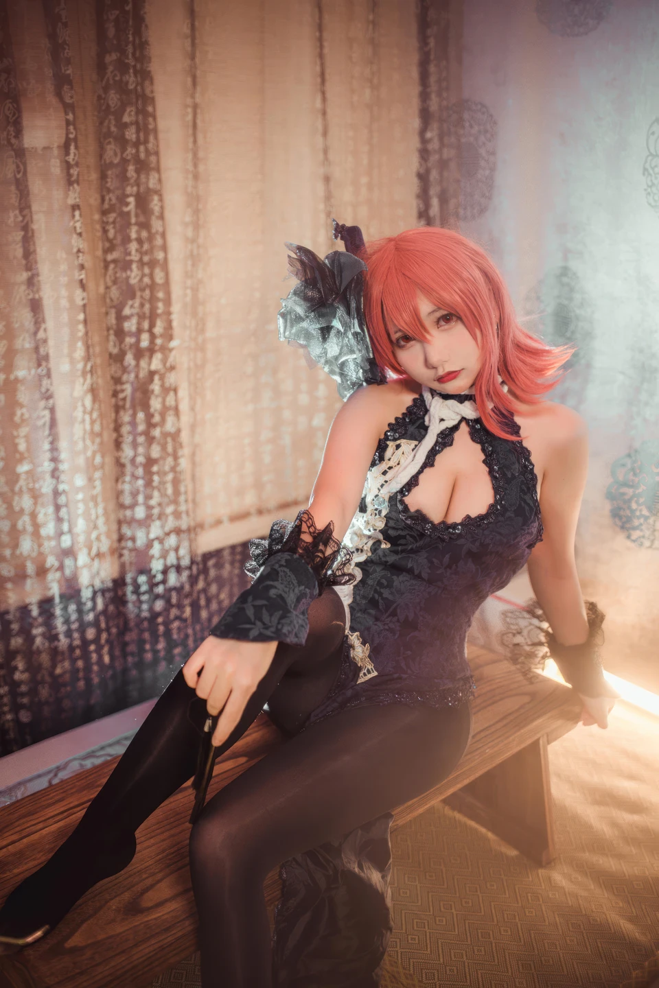 Is It a Teddy Bear? No.040 Azur Lane · Black Prince Cheongsam (19 photos) - Shi Yi Zhi Xiong Zi Ma (是一只熊仔吗) - Photo 8 of 19