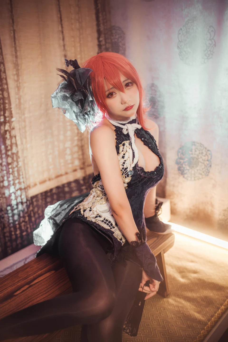 Is It a Teddy Bear? No.040 Azur Lane · Black Prince Cheongsam (19 photos) - Shi Yi Zhi Xiong Zi Ma (是一只熊仔吗) - Photo 11 of 19