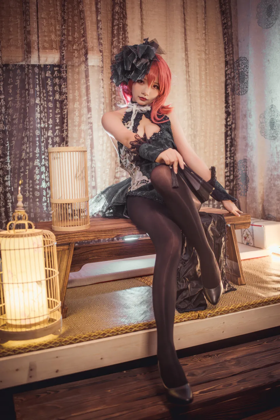 Is It a Teddy Bear? No.040 Azur Lane · Black Prince Cheongsam (19 photos) - Shi Yi Zhi Xiong Zi Ma (是一只熊仔吗) - Photo 12 of 19