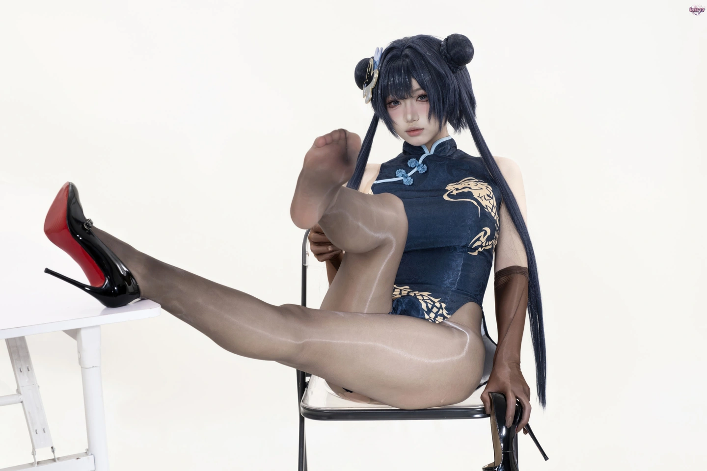 Qi Qi Yao Guai o No.069 Blue Archive - Hifumi (Original) & Bunny Girl (123 photos) - Qi Qi Yao Guai O (柒柒要乖哦) - Photo 118 of 123