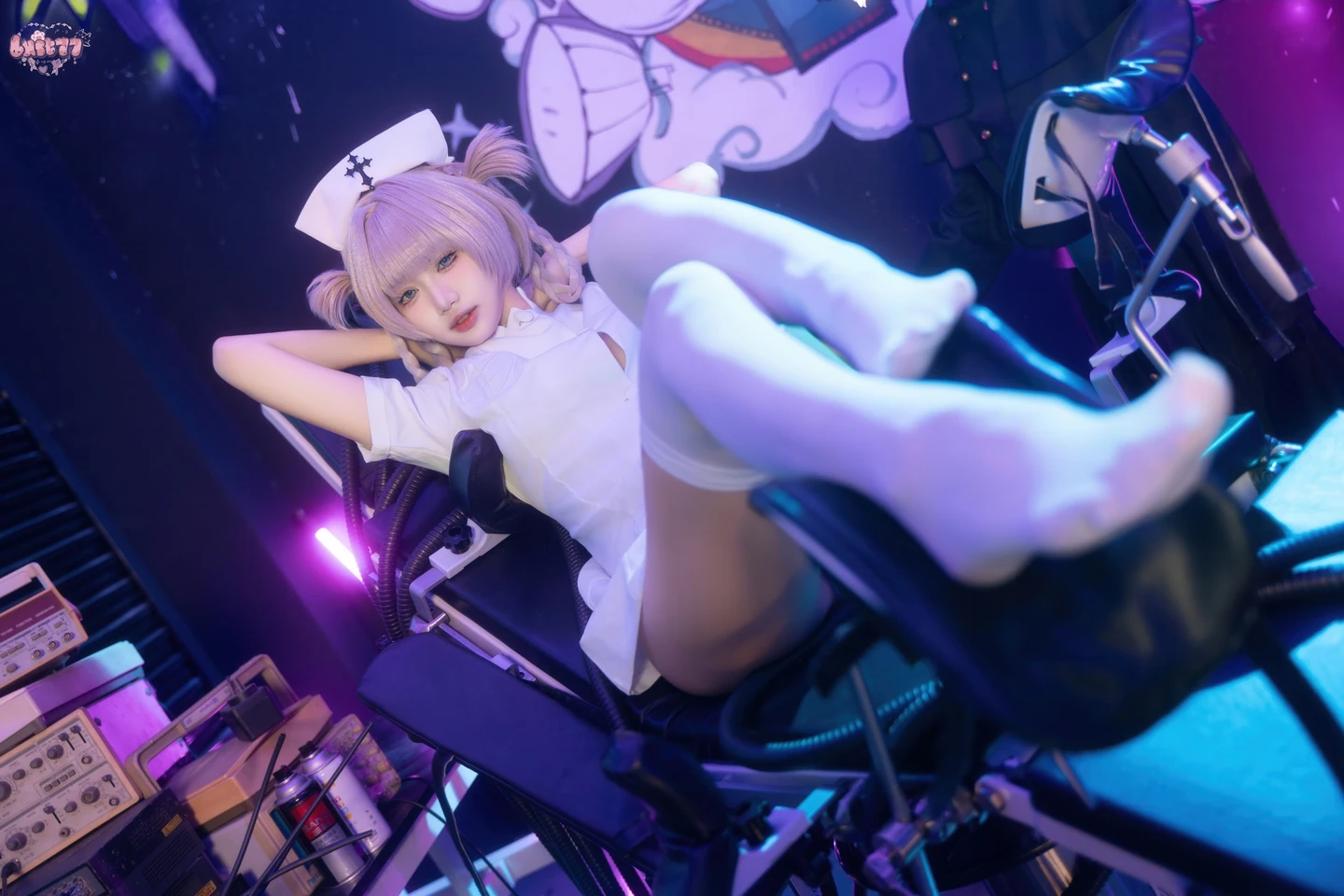 Qi Qi Yao Guai O No.071 Midnight Song · Nurse Outfit Xiao Qin (100 photos) - Qi Qi Yao Guai O (柒柒要乖哦) - Photo 4 of 100