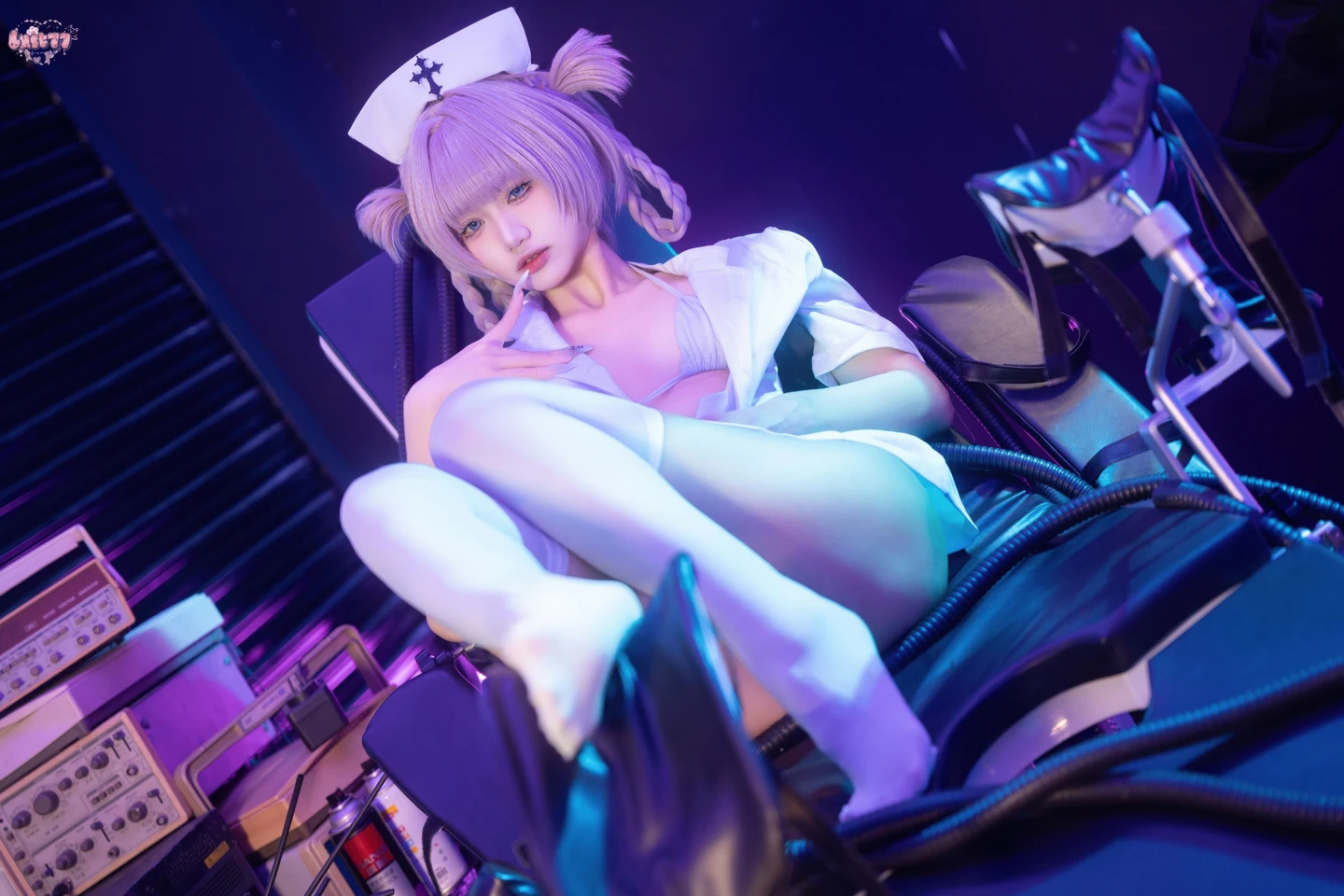 Qi Qi Yao Guai O No.071 Midnight Song · Nurse Outfit Xiao Qin (100 photos) - Qi Qi Yao Guai O (柒柒要乖哦) - Photo 6 of 100