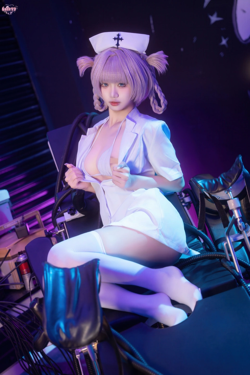 Qi Qi Yao Guai O No.071 Midnight Song · Nurse Outfit Xiao Qin (100 photos) - Qi Qi Yao Guai O (柒柒要乖哦) - Photo 11 of 100