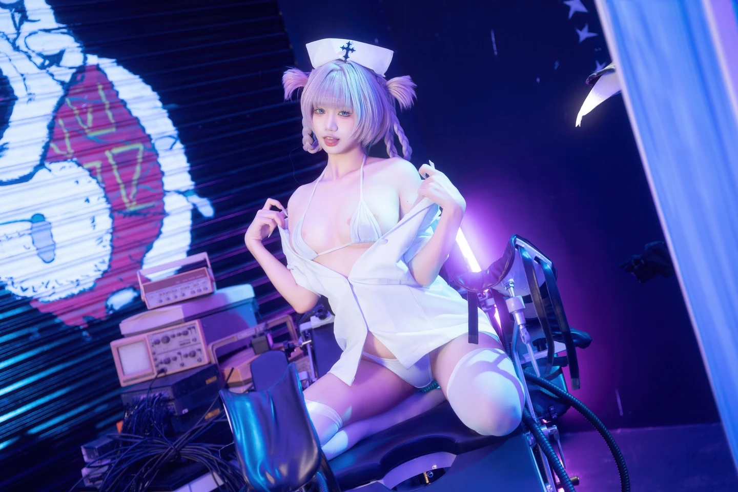 Qi Qi Yao Guai O No.071 Midnight Song · Nurse Outfit Xiao Qin (100 photos) - Qi Qi Yao Guai O (柒柒要乖哦) - Photo 14 of 100