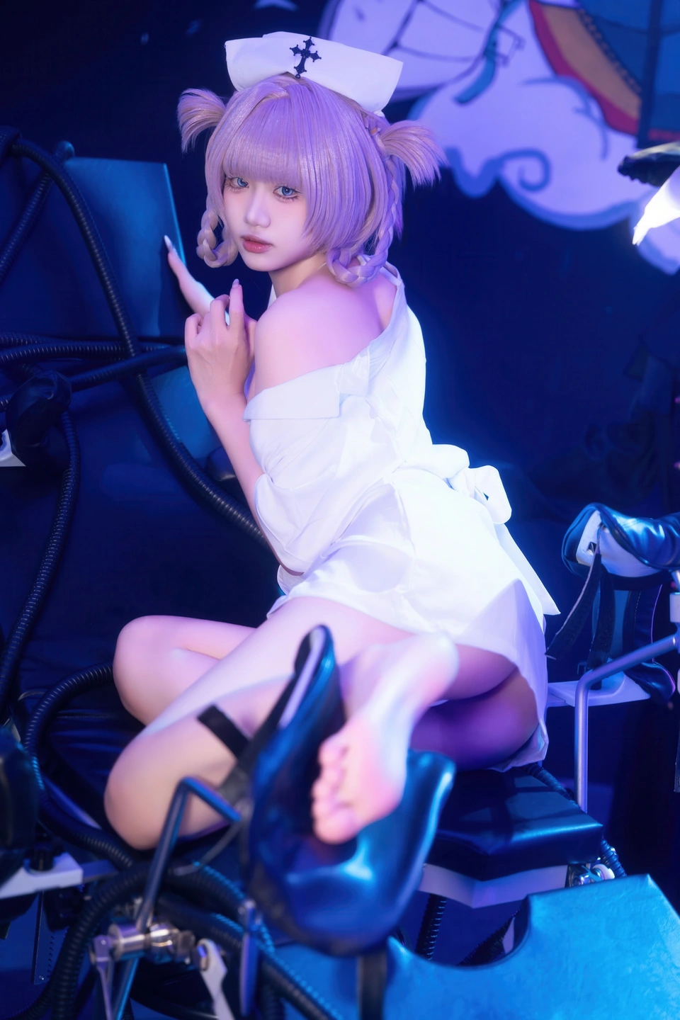 Qi Qi Yao Guai O No.071 Midnight Song · Nurse Outfit Xiao Qin (100 photos) - Qi Qi Yao Guai O (柒柒要乖哦) - Photo 22 of 100