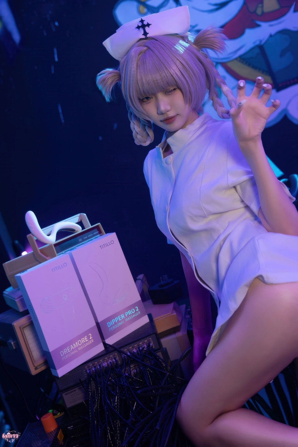 Qi Qi Yao Guai O No.071 Midnight Song · Nurse Outfit Xiao Qin (100 photos) - Qi Qi Yao Guai O (柒柒要乖哦) - Photo 92 of 100