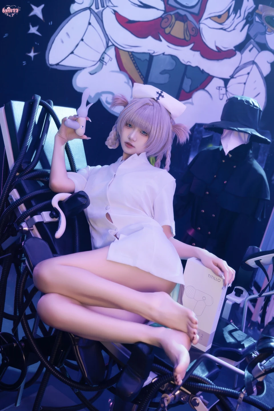 Qi Qi Yao Guai O No.071 Midnight Song · Nurse Outfit Xiao Qin (100 photos) - Qi Qi Yao Guai O (柒柒要乖哦) - Photo 95 of 100