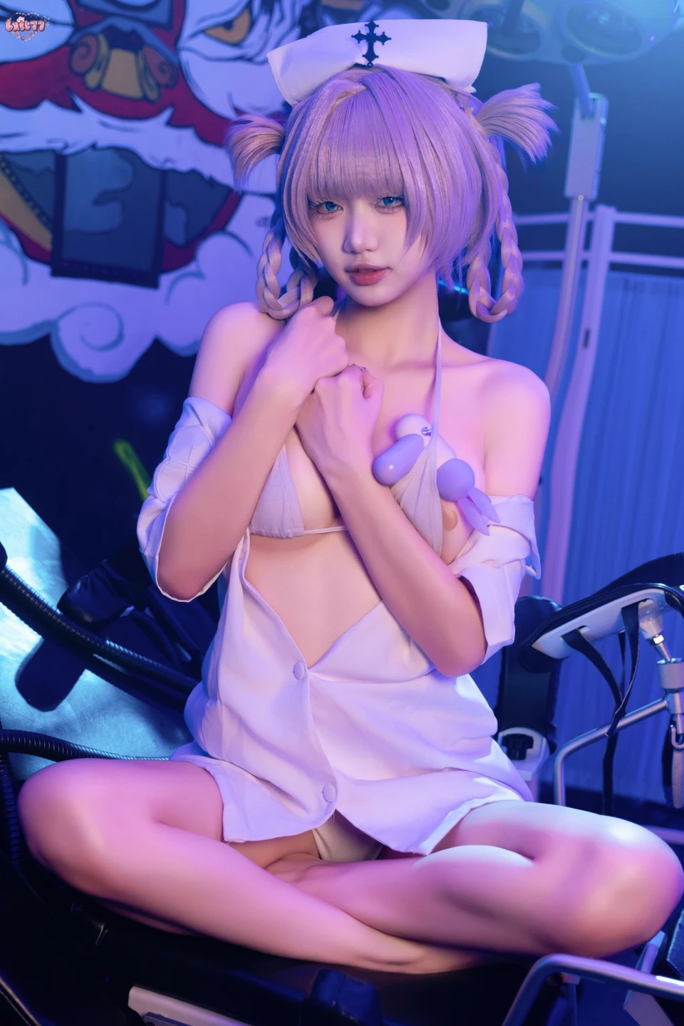 Qi Qi Yao Guai O No.071 Midnight Song · Nurse Outfit Xiao Qin (100 photos) - Qi Qi Yao Guai O (柒柒要乖哦) - Photo 98 of 100