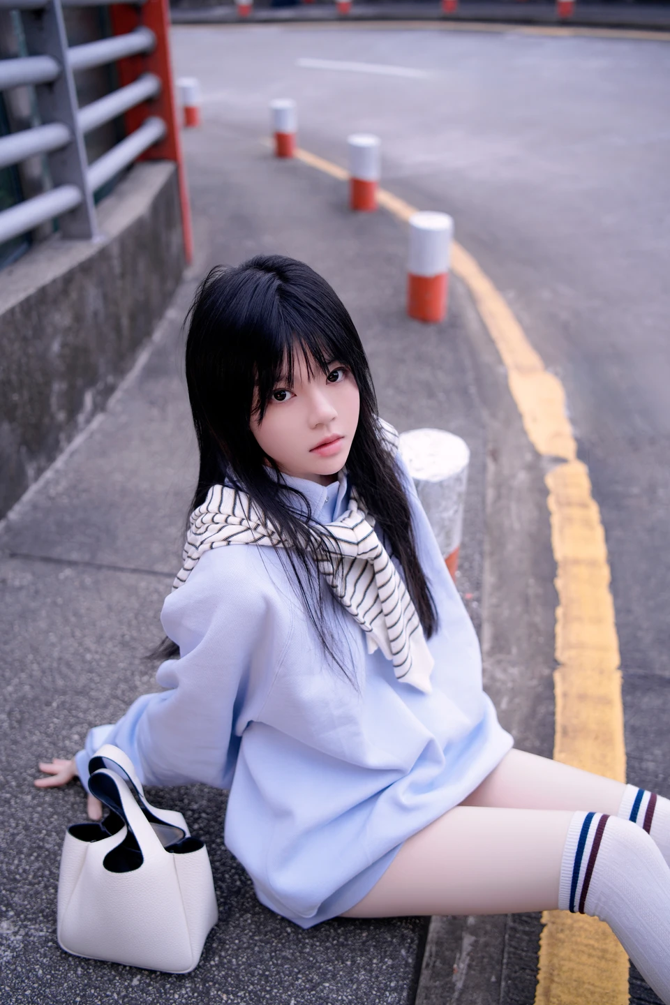 Sakura Miao - Blue (20 photos) - Ying Tao Miao (桜桃喵) - Photo 14 of 20